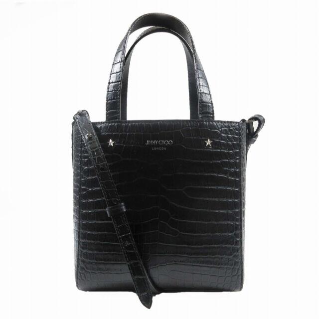 華麗 JIMMY CHOO - 美品 ジミーチュウ 2WAY クロコ型押し トート
