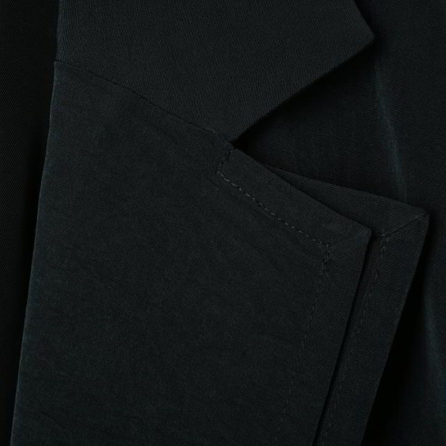 Yohji Yamamoto(ヨウジヤマモト)のGround Y デシン生地 レイヤード ダブル ジャケット メンズのジャケット/アウター(テーラードジャケット)の商品写真