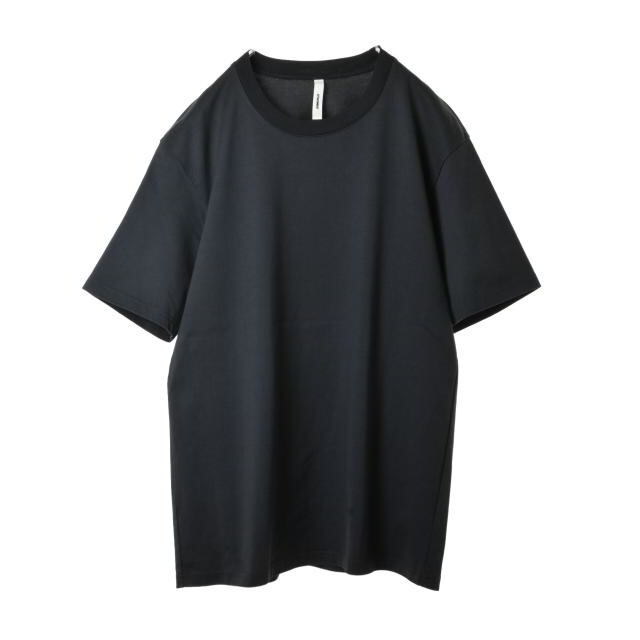 ATTACHMENT ギザシルキー 天竺 クルーネック Tシャツ