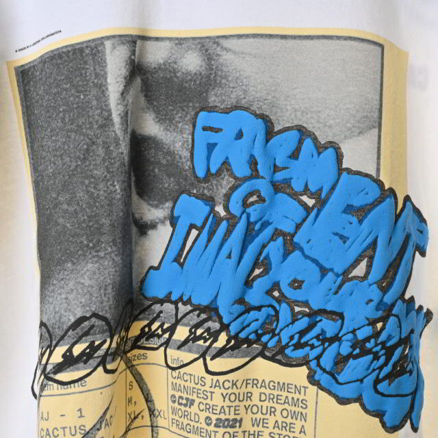 FRAGMENT(フラグメント)のFRAGMENT × Travis Scott Cactus  プリントTシャツ メンズのトップス(Tシャツ/カットソー(半袖/袖なし))の商品写真