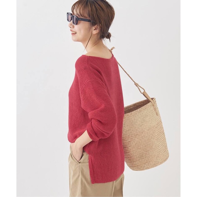 2022SS】Plage ヨコアミボートネックニット - www.husnususlu.com