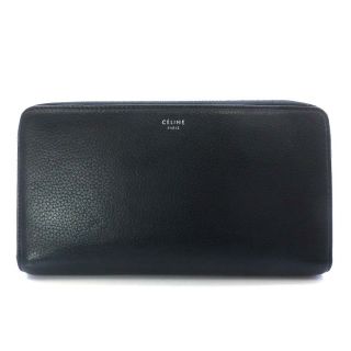 セリーヌ(celine)のセリーヌ フィービーファイロ Large Zipped 黒 黄色(財布)