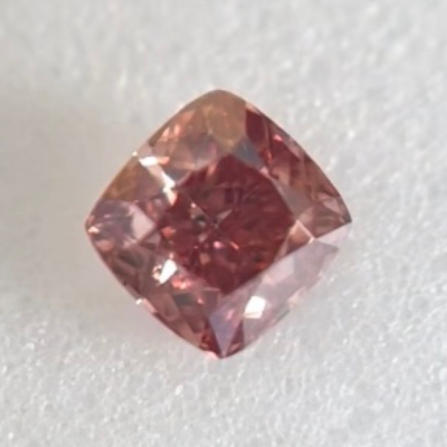 0.118ct SI-2 天然ピンクダイヤモンドFANCY DEEP PINK