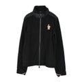 MONCLER GRENOBLE モンクレール グルノーブル メンズ フリース ジップアップ ジャケット イタリア正規品 新品 8G70000 ブラック