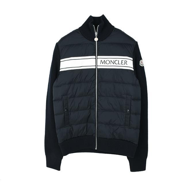 MONCLER モンクレール メンズ ネイビーハイブリッドダウンジャケット イタリア正規品 新品 9B00005 M1131 Sサイズ