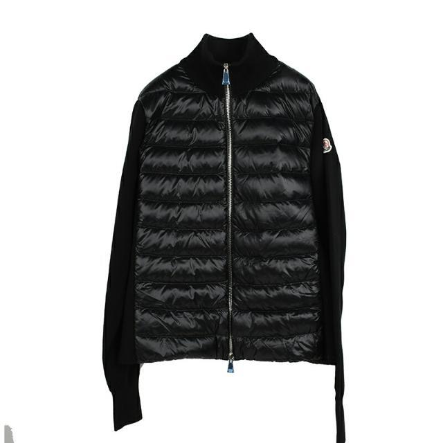 MONCLER - MONCLER モンクレール コットン二ット ジップアップダウン