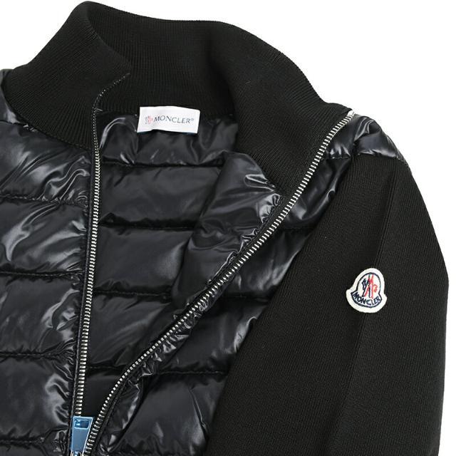 MONCLER - MONCLER モンクレール コットン二ット ジップアップダウン