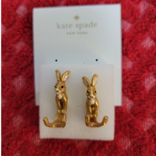 ケイトスペードニューヨーク(kate spade new york)の使用品☆　ケイト・スペードうさぎピアス(ピアス)