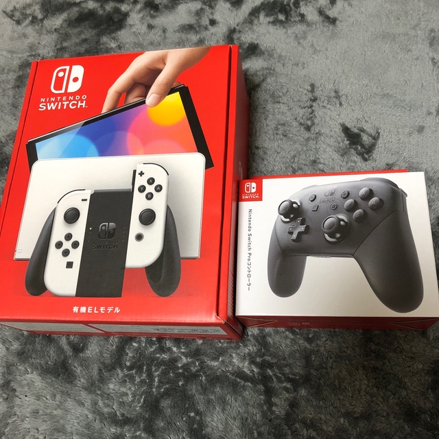 NintendoSwitchニンテンドースイッチ本体完品+ソフト4本+プロコン-