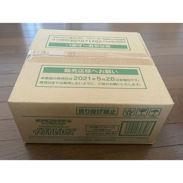 良質  ポケモン ポケモンカード　初版　イーブイヒーローズ　カートン　未開封　12箱 - Box+デッキ+パック