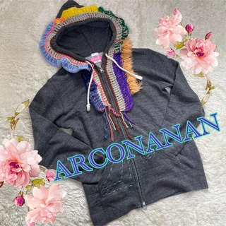 【ARCONANAN】激レア♪唯一無二！一点物の装飾パーカー♡(パーカー)