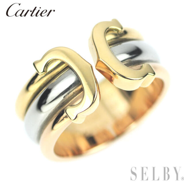 素晴らしい価格 Cartier 53号 C2 リング K18YG/WG/PG カルティエ