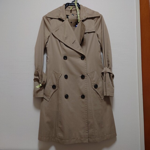 バーバリーブルーレーベル トレンチコート ベージュ 国産品 51.0%OFF