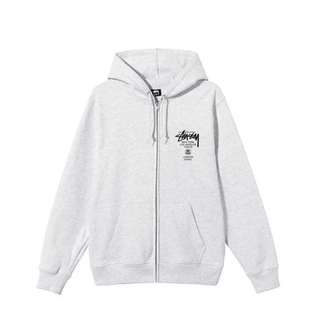 STUSSY - STUSSY WORLD TOUR zip-up hoodie XLサイズの通販 ...