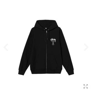 ステューシー(STUSSY)のSTUSSY zip-up hoodie XLサイズ　(パーカー)