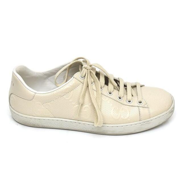 Gucci - グッチ GG ロゴ ローカット レディーススニーカー 37.5(約24.5