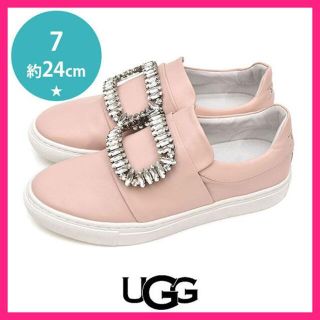 アグ(UGG)のほぼ新品♪アグ HEIDI ビジュー スニーカー スリッポン 7(約24cm)(スニーカー)