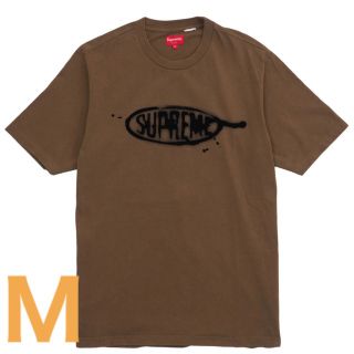 シュプリーム(Supreme)のSupreme Ink Blot S/S Top Olive Brown M(Tシャツ/カットソー(半袖/袖なし))