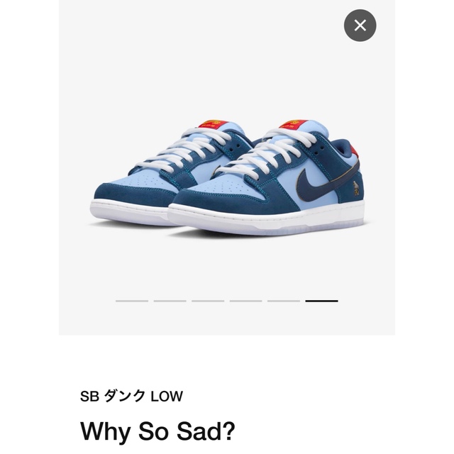 Why So Sad? × Nike SB Dunk Low 27.5クキニ