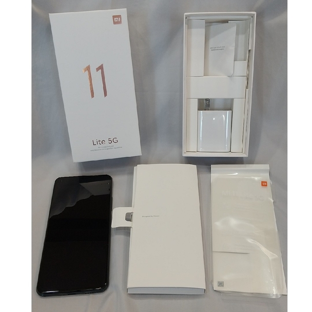 スマホ/家電/カメラXiaomi Mi 11 Lite 5G トリュフブラック