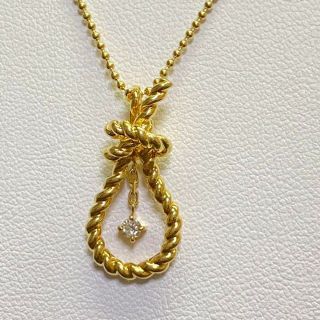 K18 高品質ダイヤモンド ペンダントネックレス D0.05ct 18金 | www