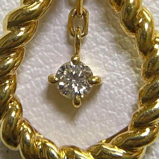 K18 高品質ダイヤモンド ペンダントネックレス D0.05ct 18金 | www