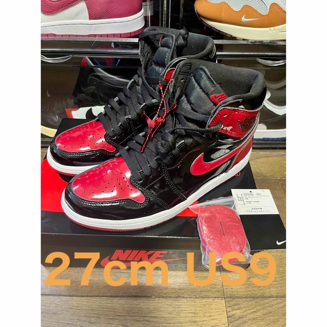 Nike Air Jordan 1 High OG Patent Bred