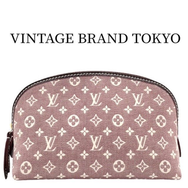 LOUIS VUITTON ルイヴィトン ポーチ モノグラムイディール ポシェットコスメティックス 化粧ポーチ コスメポーチ 小物入れ  M40377    セピア ゴールド金具 レディース ギフト 美品【品】