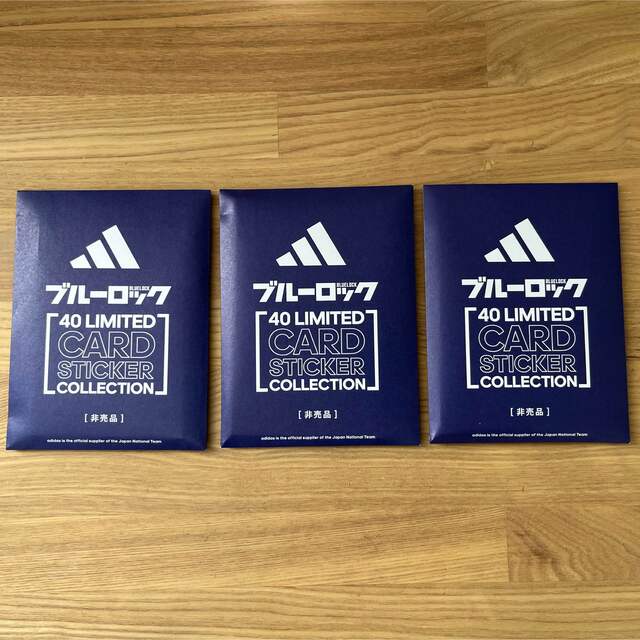 adidas(アディダス)のブルーロック　ステッカー　ショッパー エンタメ/ホビーのアニメグッズ(カード)の商品写真