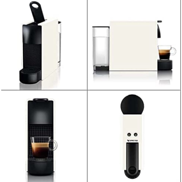 ネスプレッソ カプセル式コーヒーメーカー エッセンサ ミニ ピュアホワイト