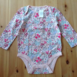 ベビーギャップ(babyGAP)の新品☆90センチ babyGAP 花柄ロンパース(下着)