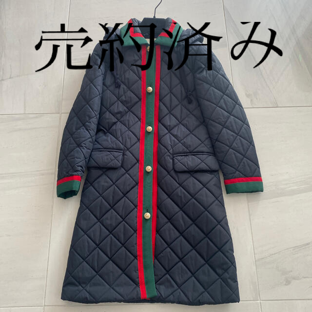 【新品、本物、当店在庫だから安心】 Gucci - 値下げ‼️グッチ　キルティングコート ロングコート