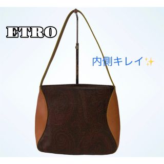 エトロ(ETRO)のETRO❣️エトロ　ミニワンショルダー　ペイズリー柄　PVC(ショルダーバッグ)