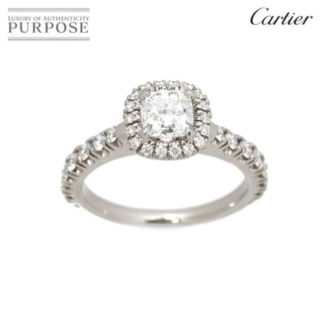 Cartier(カルティエ)のカルティエ Cartier デスティネ リング ダイヤ 0.51ct D/VVS1 #45 Pt プラチナ 指輪【証明書・鑑定書付き】VLP 90171190 レディースのアクセサリー(リング(指輪))の商品写真