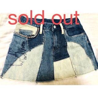 HYSTERIC GLAMOUR - ヒステリックグラマー スタッズ ミニスカート 美品