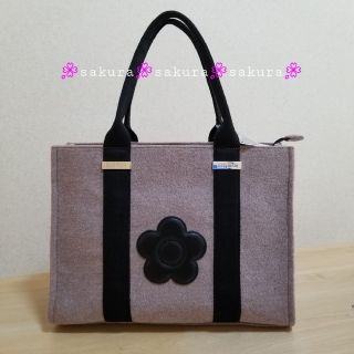 マリークワント(MARY QUANT)の新品　MARYQUANT / マリークワント　ウールメタルポイントデイジートート(トートバッグ)