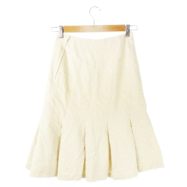 anySiS(エニィスィス)のanySiS スカート ツイード タイト マーメイド ひざ丈 ラメ 1 白 レディースのスカート(ひざ丈スカート)の商品写真