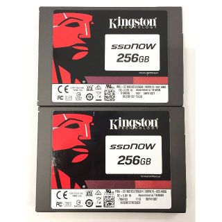 RW-31 Kingston 256GB SSD 2.5インチ厚み7㎜ 2点(PCパーツ)