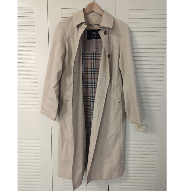 BURBERRY ステンカラーコート トレンチコート ベージュ-