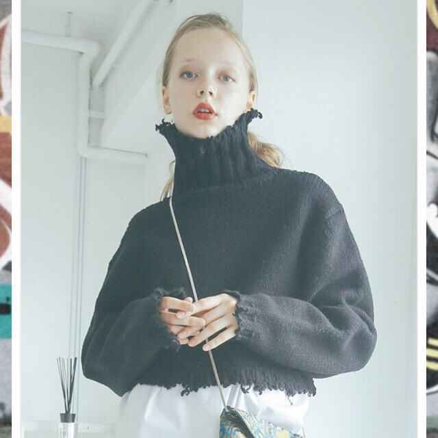BEAUTY&YOUTH UNITED ARROWS - PERVERZE パーバーズ クラッシュニット