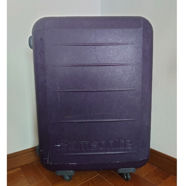 Samsonite　パープル　スーツケース　日本製　男女兼用