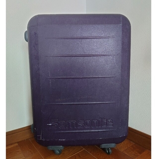 サムソナイト(Samsonite)のSamsonite　パープル　スーツケース　日本製　男女兼用(旅行用品)