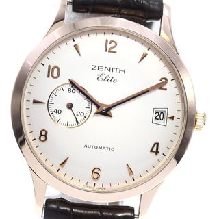 ゼニス(ZENITH)のゼニス ZENITH 17.0125.680 クラス エリート スモールセコンド K18 自動巻き メンズ 良品 _712951(腕時計(アナログ))