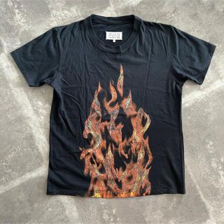 マルタンマルジェラ(Maison Martin Margiela)のメゾンマルタンマルジェラ ファイヤーTシャツ ブラック(Tシャツ/カットソー(半袖/袖なし))