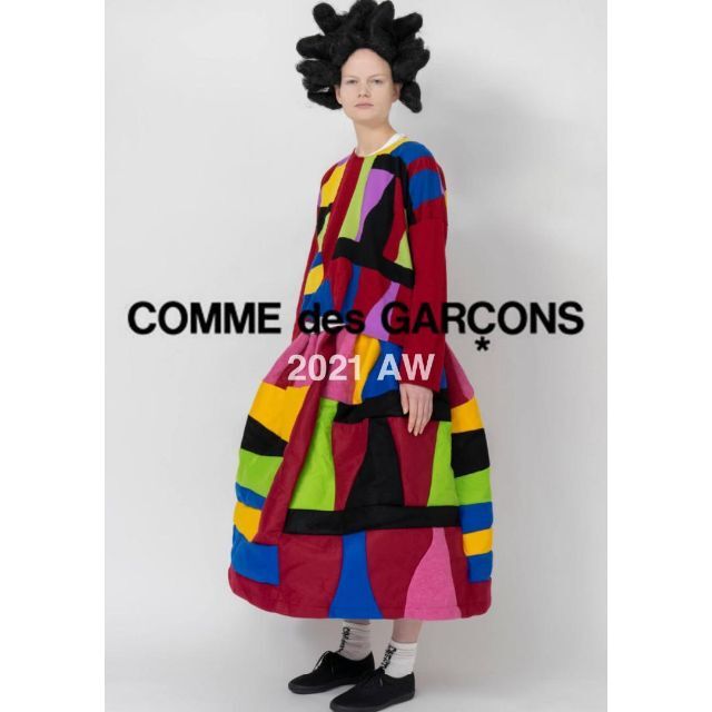 COMME des GARCONS(コムデギャルソン)の【美品】コムデギャルソン 2021AW ニット マルチカラー コムコム XS レディースのトップス(ニット/セーター)の商品写真