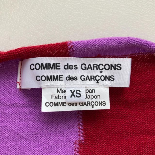 COMME des GARCONS(コムデギャルソン)の【美品】コムデギャルソン 2021AW ニット マルチカラー コムコム XS レディースのトップス(ニット/セーター)の商品写真