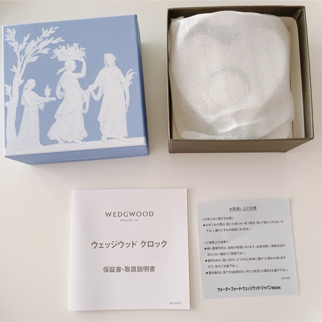 WEDGWOOD(ウェッジウッド)のwedgewood ブリスタイム クロック　新品 インテリア/住まい/日用品のインテリア小物(置時計)の商品写真