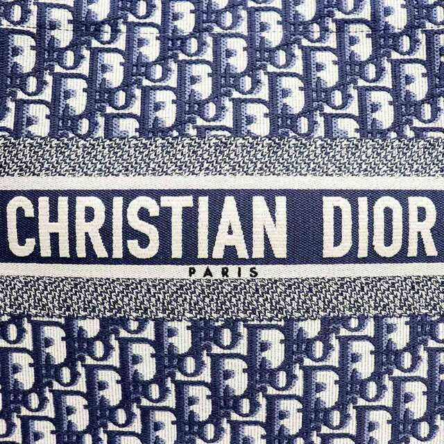 Dior(ディオール)の(美品)クリスチャン ディオール Christian Dior ブックトート ミディアム M1296ZRIW-M928 ネイビー 8142 レディースのバッグ(トートバッグ)の商品写真