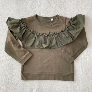 トップス　100センチ 女の子　カーキ(Tシャツ/カットソー)