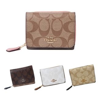 コーチ(COACH)のコーチ COACH 三つ折り財布 シグネチャー f78081 IMP52(財布)